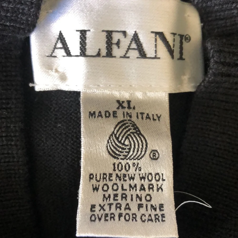 Alfani 100% merino long sleeve sweater size XL